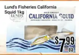 Nations Fresh Foods Lund's Fisheries California Squid offer