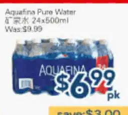Oceans Fresh Food Market Aquafina Pure Water offer