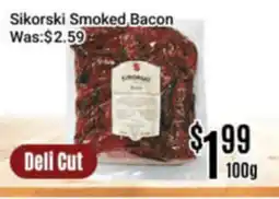 Nations Fresh Foods Sikorski Smoked Bacon offer