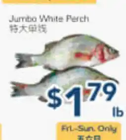 Oceans Fresh Food Market Jumbo White Perch offer