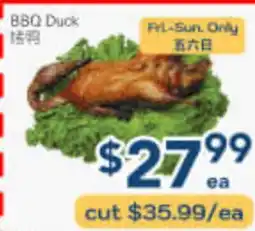 Oceans Fresh Food Market BBQ Duck offer