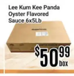 Nations Fresh Foods Lee Kum Kee Panda Oyster Flavored Sauce 6x5Lb offer