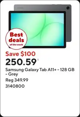 Staples Samsung Galaxy Tab A11+ - 128 GB - Grey offer