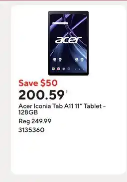 Staples Acer Iconia Tab A11 11 Tablet - 128GB offer