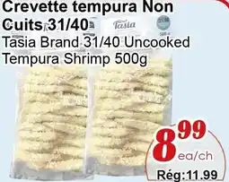 Marche C&T Tasia Brand 31/40 Uncooked Tempura Shrimp offer