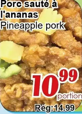 Marche C&T Pineapple pork offer
