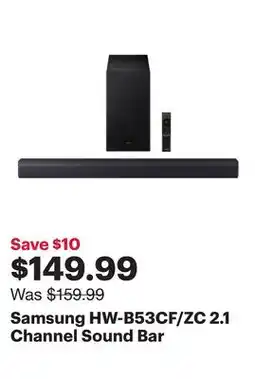 Best Buy Samsung HW-B53CF/ZC 2.1 Channel Sound Bar offer