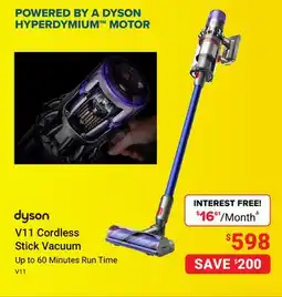 Visions Electronics Dyson V11 Cordless Stick Vacuum offer