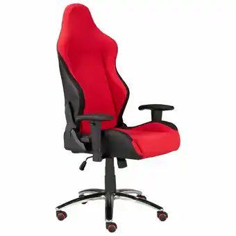 Best Buy Brassex Arlo Ergonomic Faux Leather Gaming Chair - Red/Black offer