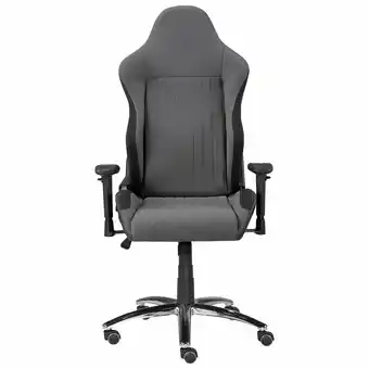Best Buy Brassex Arlo Ergonomic Faux Leather Gaming Chair - Grey/Black offer