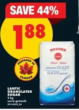 No Frills Lantic granulated sugar offer