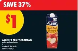 No Frills Allen's fruit cocktail offer