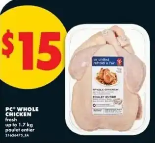 No Frills PC whole chicken offer