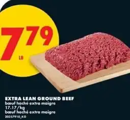 No Frills Extra lean ground beef offer