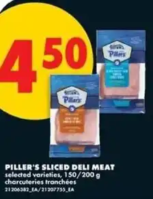 No Frills Piller's sliced deli meat offer