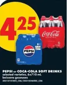 No Frills Pepsi or coca-cola soft drinks offer