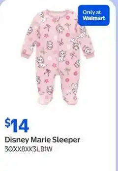 Walmart Disney Marie Sleeper offer