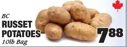 Claytons Heritage Market Russet potatoes offer