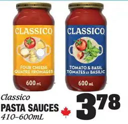 Claytons Heritage Market Classico pasta sauces offer