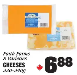 Claytons Heritage Market Faith farms 8 varieties cheeses offer