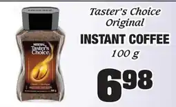 Claytons Heritage Market Taster's choice original instant coffee offer