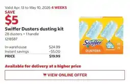 Costco Swiffer Dusters dusting kit offer
