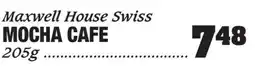 Claytons Heritage Market Maxwell house swiss mocha cafe offer
