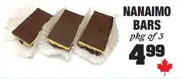 Claytons Heritage Market Nanaimo bars offer