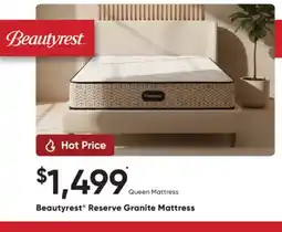 Sleep Country Beautyrest Reserve Granite Mattress offer