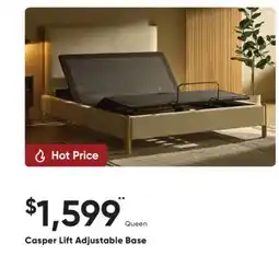 Sleep Country Casper Lift Adjustable Base offer