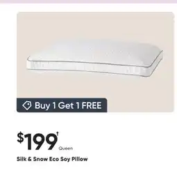 Sleep Country Silk & Snow Eco Soy Pillow offer