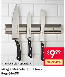 Kitchen Stuff Plus Maggie Magnetic Knife Rack offer