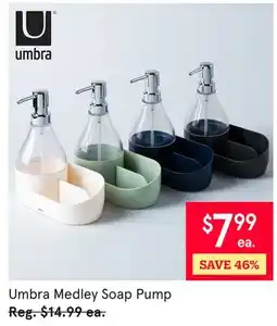 Kitchen Stuff Plus Umbra Medley Soap Pump offer