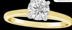 Charm Diamond Glacier Fire 14K Yellow Gold 1.00CT Solitaire offer