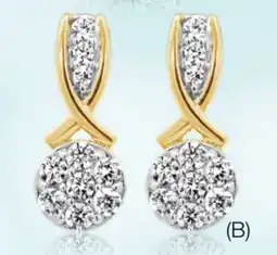 Charm Diamond New Brilliance 10K Yellow Gold Lab Grown 0.25CTW Diamond Earrings offer