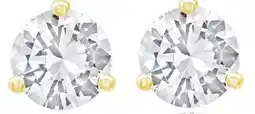 Charm Diamond New Brilliance Lab Grown 2.00CTW Diamond Stud Earrings in 10K Yellow Gold offer