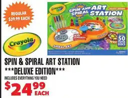 Len's Mill Stores Crayola SPIN & SPIRAL ART STATION offer