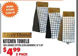Len's Mill Stores Lizzy Home KITCHEN TOWELS offer