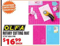 Len's Mill Stores OLFA ROTARY CUTTING MAT offer