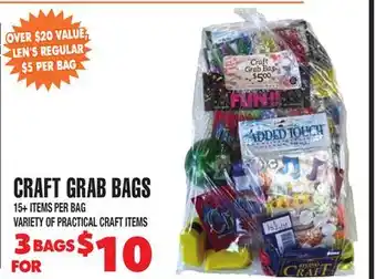 Len's Mill Stores CRAFT GRAB BAGS offer