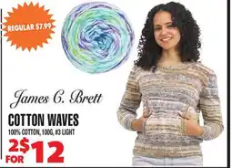 Len's Mill Stores James C. Brett COTTON WAVES offer