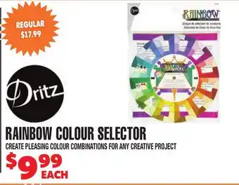 Len's Mill Stores Dritz RAINBOW COLOUR SELECTOR offer