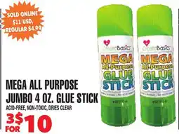 Len's Mill Stores MEGA ALL PURPOSE JUMBO 4 OZ. GLUE STICK offer