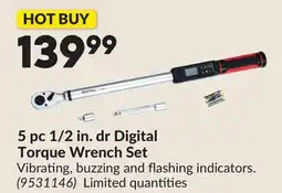 Princess Auto 5 pc 1/2 in. dr Digital Torque Wrench Set offer