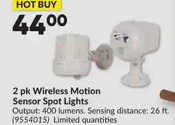 Princess Auto 2 pk Wireless Motion Sensor Spot Lights offer