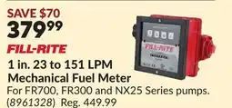 Princess Auto 1 in. 23 to 151 LPM Mechanical Fuel Meter offer