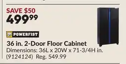 Princess Auto 36 in. 2-Door Floor Cabinet offer