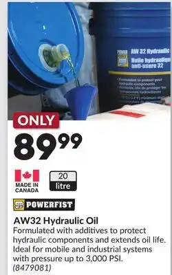 Princess Auto AW32 Hydraulic Oil offer