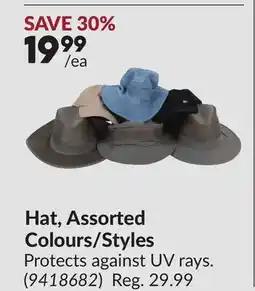 Princess Auto Hat, Assorted Colours/Styles offer