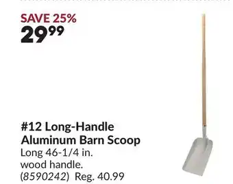 Princess Auto 12 Long-Handle Aluminum Barn Scoop offer